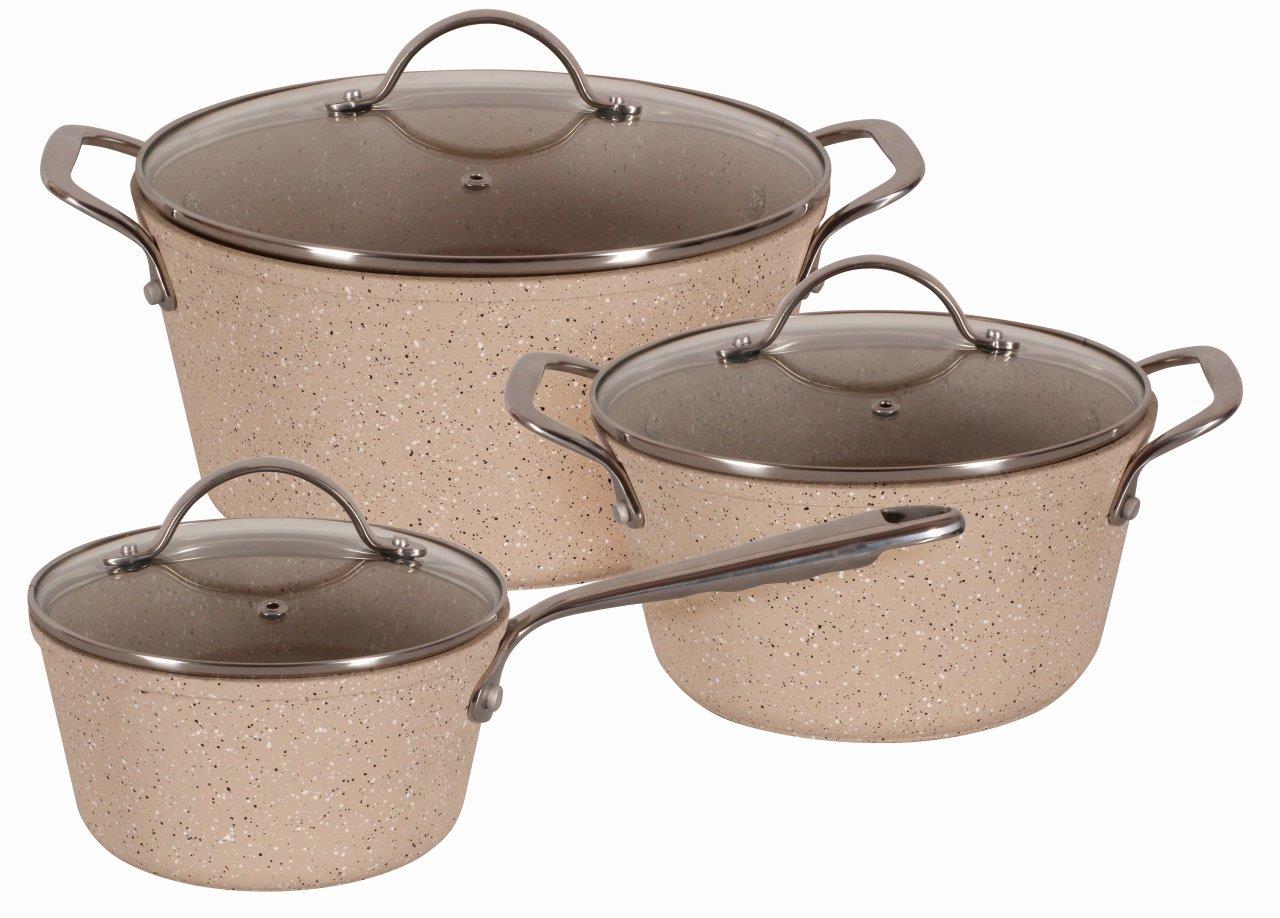 Set of pots Stone 6pcs AMBITION