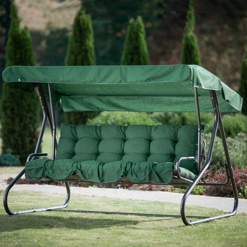 Replacement Cushions With Canopy For Garden Swing 170 Cm Parma Milano