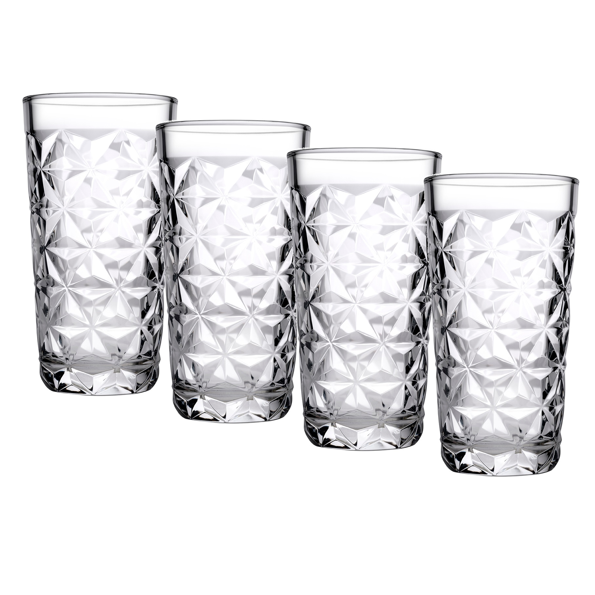 Set of 4 glasses Estrella 360 ml PASABAHCE