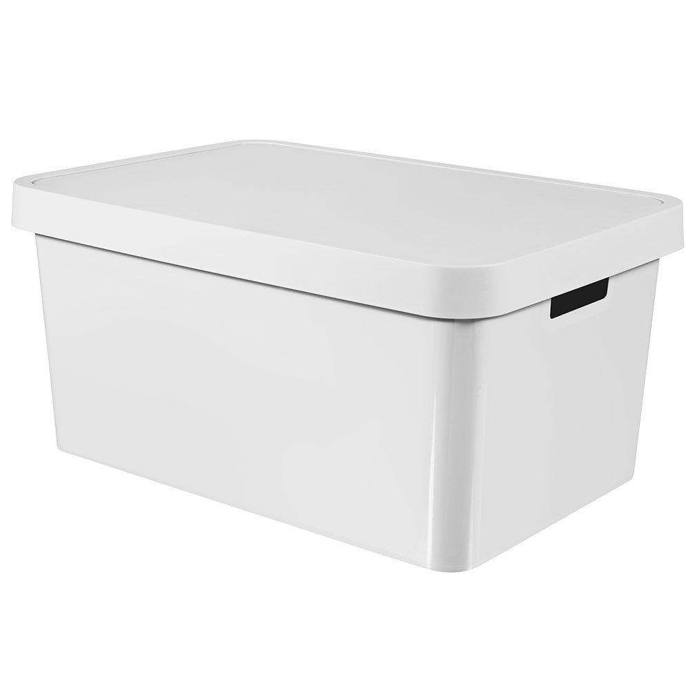 Storage box with lid 45L Infinity white CURVER